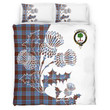 Anderson Clan Badge Thistle White Bedding Set