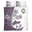 Pennycook Clan Badge Thistle White Bedding Set