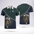Mackenzie Clan Badge Tartan In Heart Polo Shirt