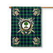 Abercrombie Clan Badge Tartan Thistle Garden Flag