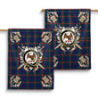 Agnew Clan Badge Tartan Thistle Garden Flag