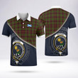 Buchan Clan Badge Tartan In Heart Polo Shirt