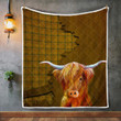 Houston Tartan Highland Cow Quilt