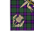 Armstrong Clan Badge Tartan Thistle Garden Flag