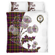 Carnegie Clan Badge Thistle White Bedding Set