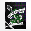 Morrison Scottish Pride Tartan Fleece Blanket