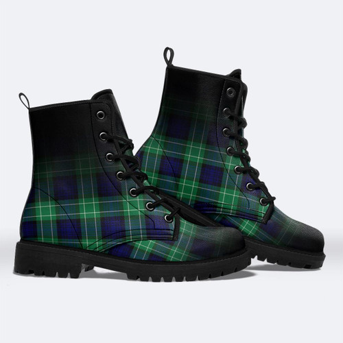 Abercrombie Ombre Tartan Leather Boots
