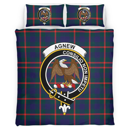 Agnew Clan Badge Tartan Bedding Set