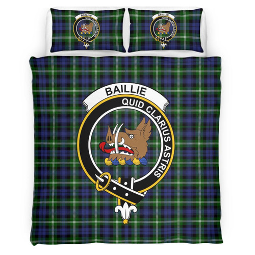 Baillie Clan Badge Tartan Bedding Set
