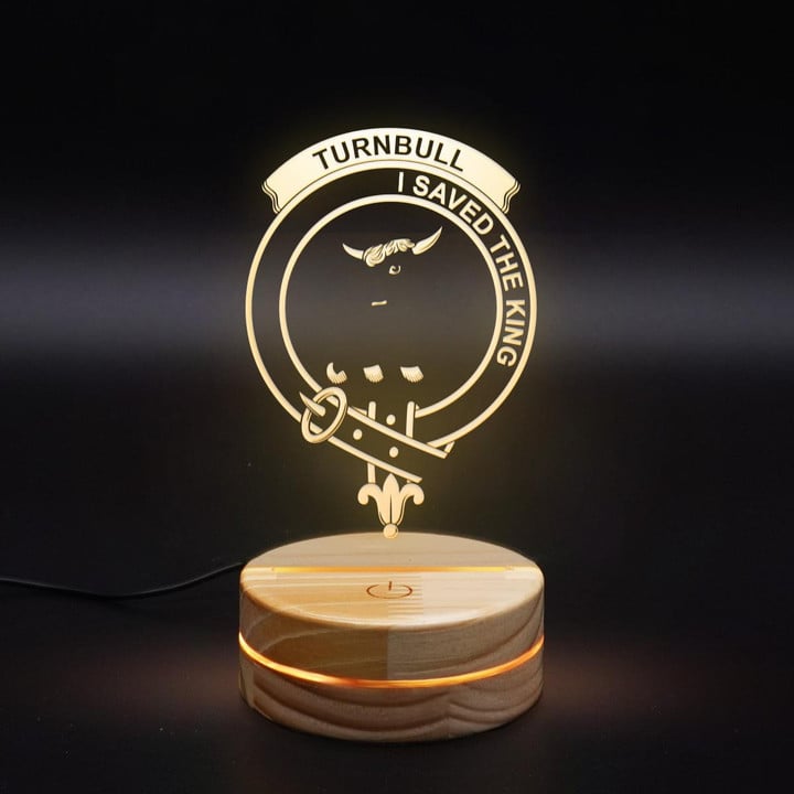 Turnbull Clan Badge 3D Lamp
