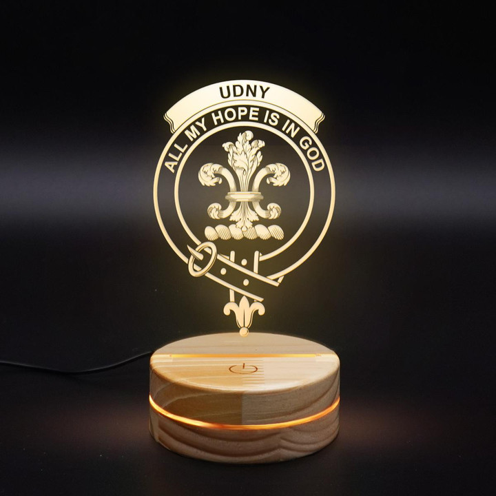 Udny Clan Badge 3D Lamp