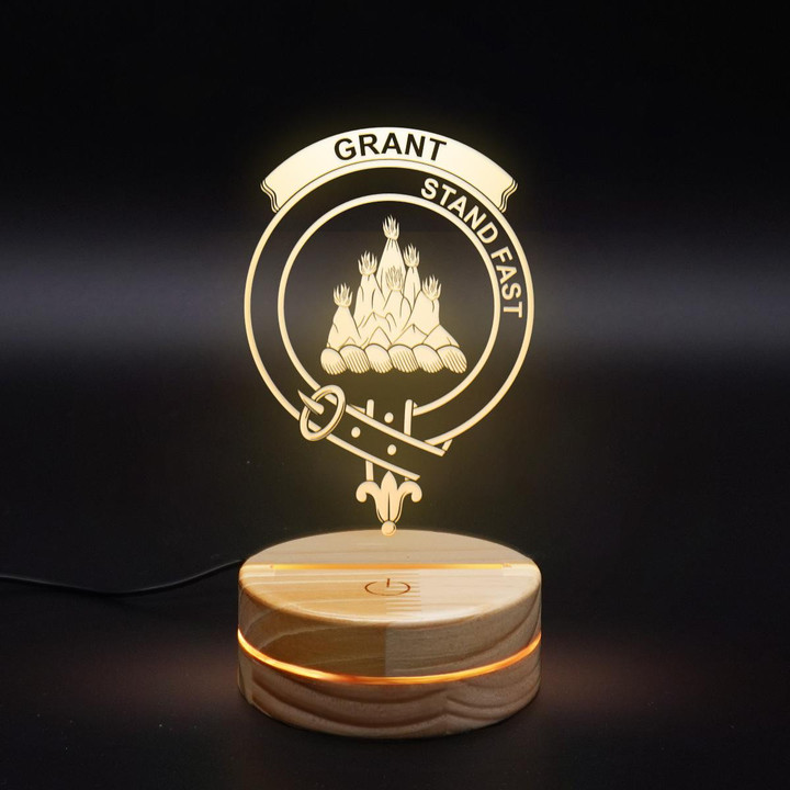 Grant Clan Badge 3D Lamp