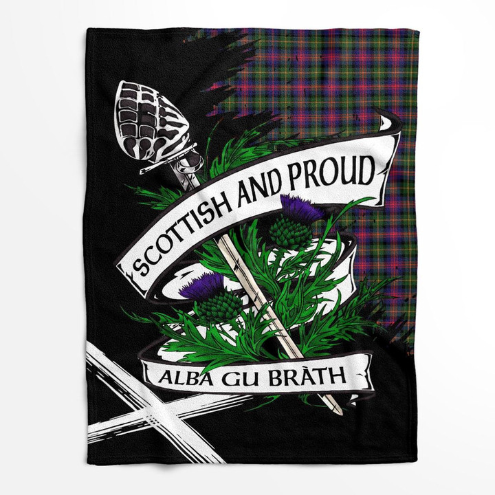 Logan Scottish Pride Tartan Fleece Blanket