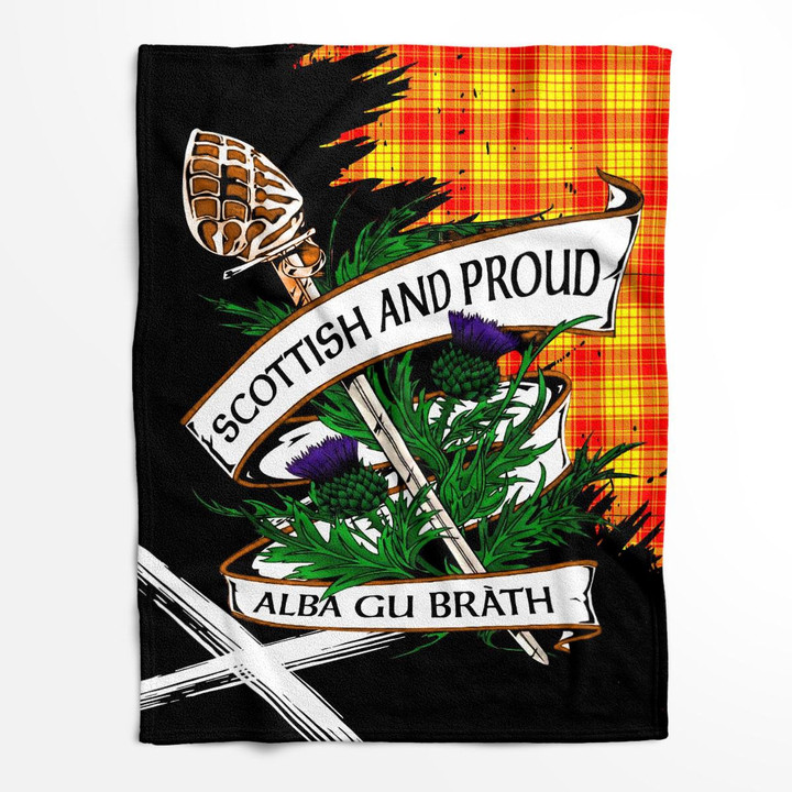 Macmillan Scottish Pride Tartan Fleece Blanket
