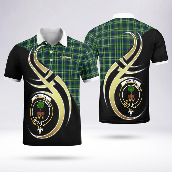 Swinton Celtic Clan Badge Tartan Polo Shirt