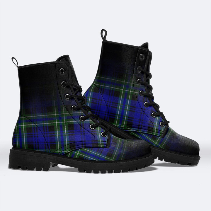 Arbuthnot Ombre Tartan Leather Boots