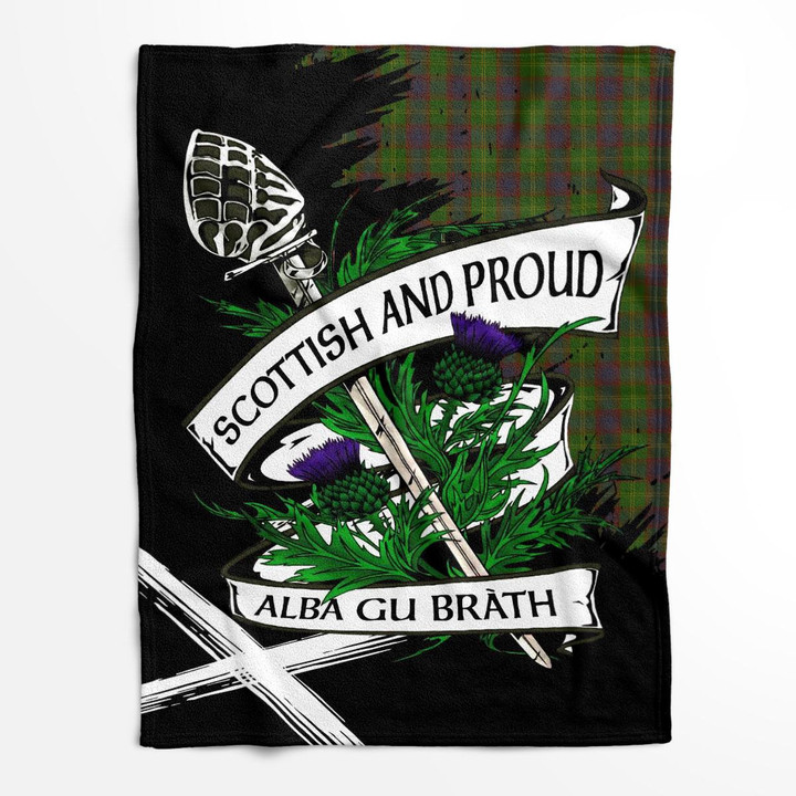 Durie Scottish Pride Tartan Fleece Blanket