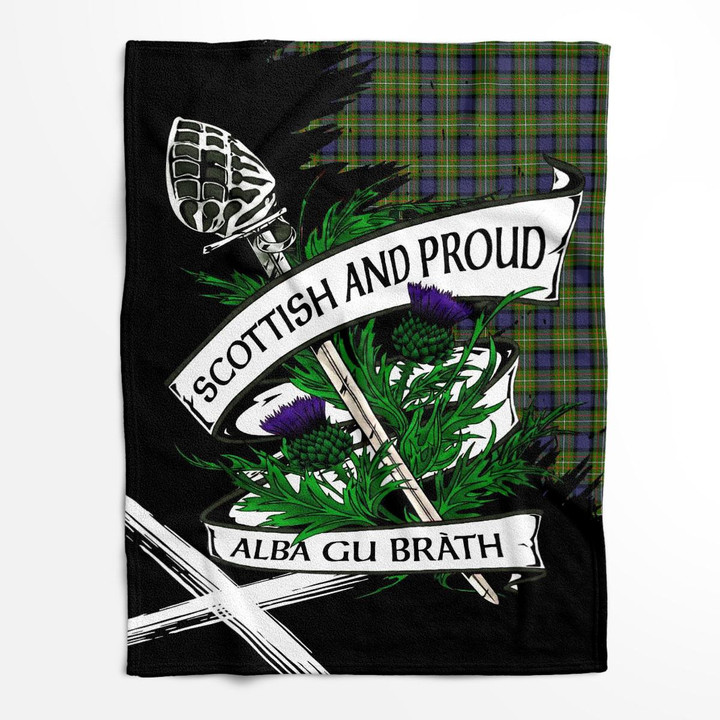 Ferguson Scottish Pride Tartan Fleece Blanket
