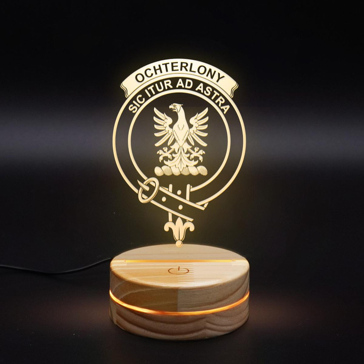 Ochterlony Clan Badge 3D Lamp