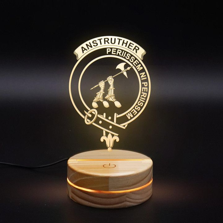 Anstruther Clan Badge 3D Lamp
