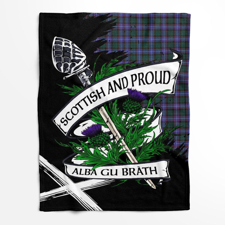 Guthrie Scottish Pride Tartan Fleece Blanket