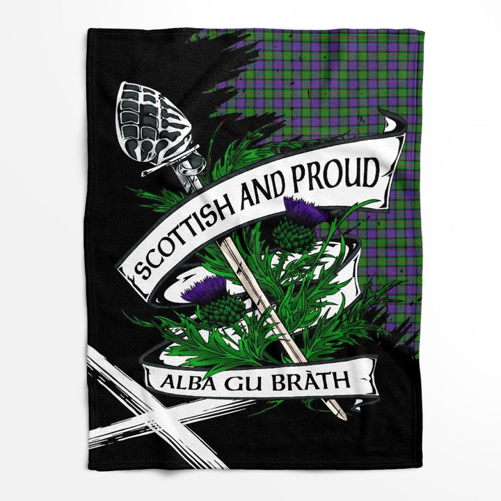 Macbrayne Scottish Pride Tartan Fleece Blanket