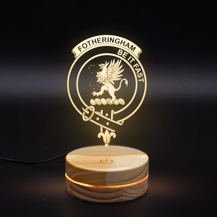 Fotheringham Clan Badge 3D Lamp