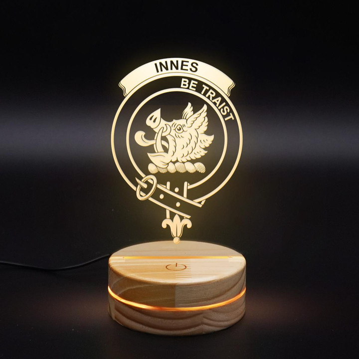 Innes Clan Badge 3D Lamp