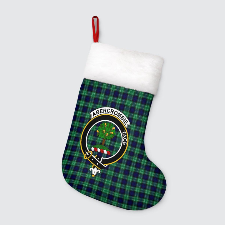 Abercrombie Clan Badge Tartan Christmas Stockings