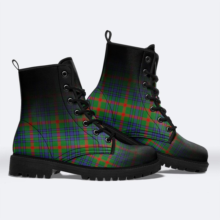 Aiton Ombre Tartan Leather Boots