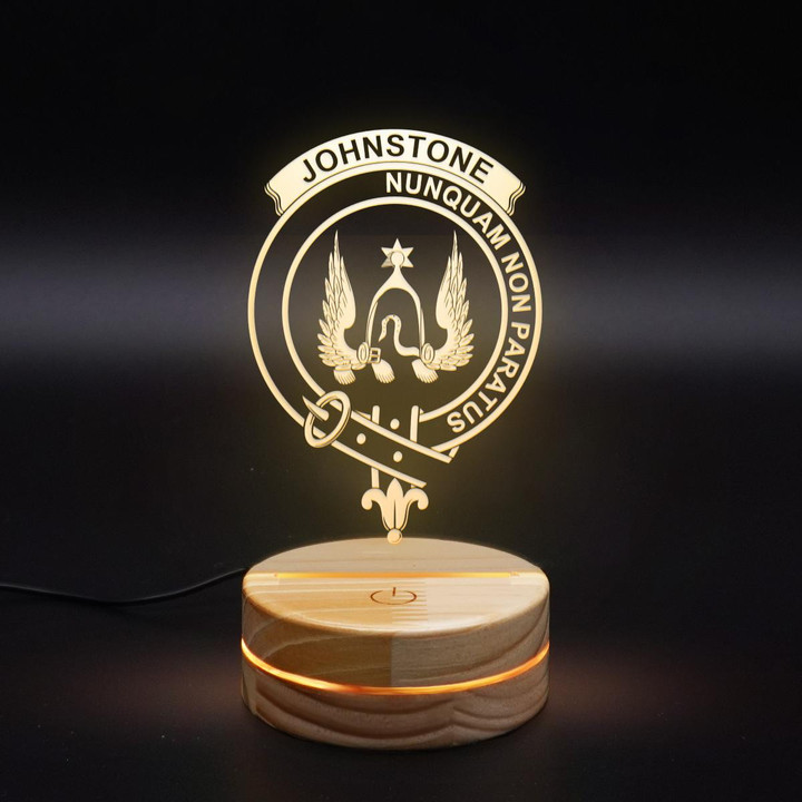 Johnstone Clan Badge 3D Lamp