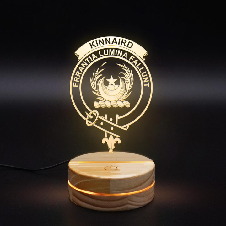 Kinnaird Clan Badge 3D Lamp