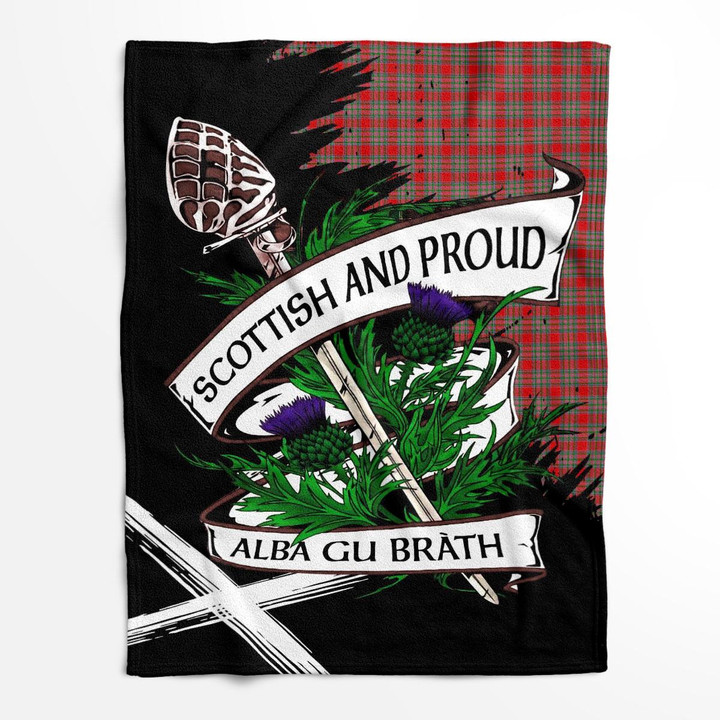 Macbain Scottish Pride Tartan Fleece Blanket