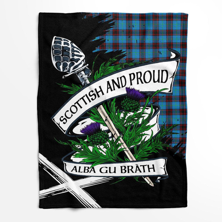 Wedderburn Scottish Pride Tartan Fleece Blanket
