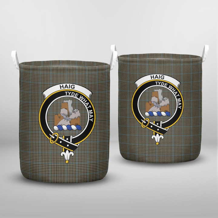 Haig Clan Badge Tartan Laundry Basket