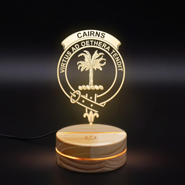 Cairns Clan Badge 3D Lamp
