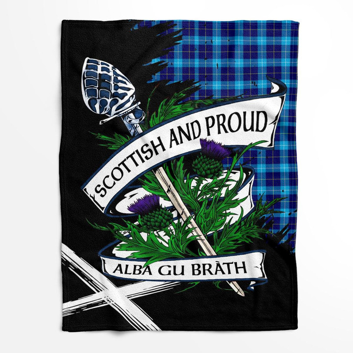 Mckerrell Scottish Pride Tartan Fleece Blanket