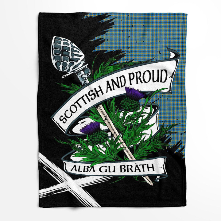 Laing Scottish Pride Tartan Fleece Blanket
