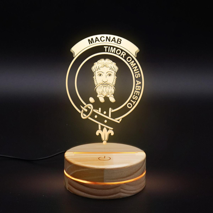 Macnab Clan Badge 3D Lamp