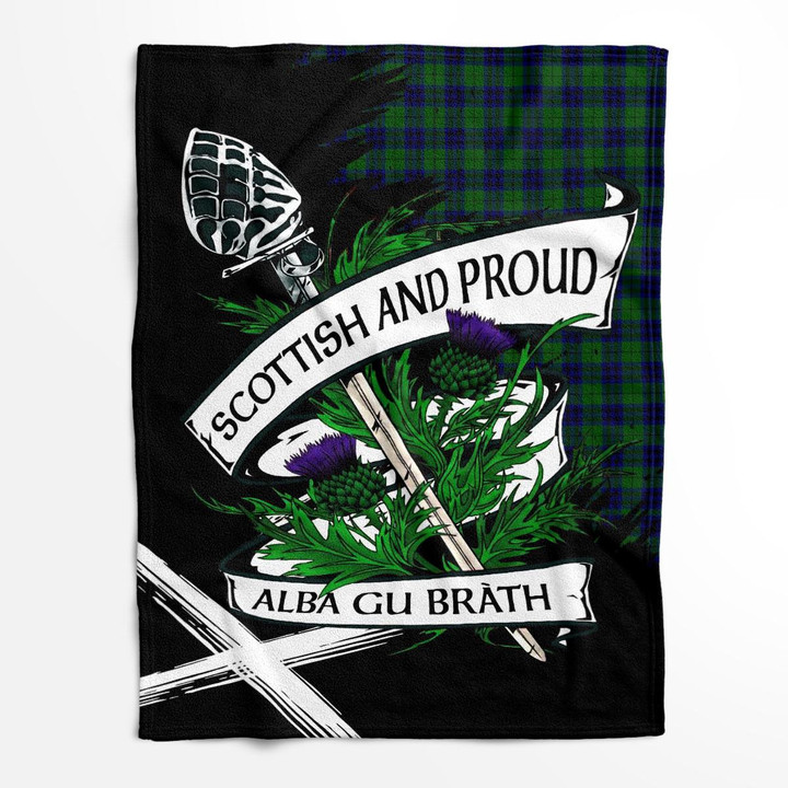 Keith Scottish Pride Tartan Fleece Blanket