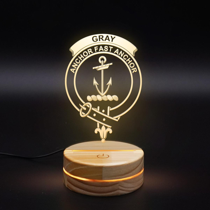 Gray Clan Badge 3D Lamp