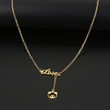 Stainless Steel Necklaces Letter Love Cute Pig Pendant Chain Charm Accessories Choker Necklace For Women Jewelry Party Gifts NEW