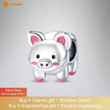 Volayer 925 Sterling Silver Beads Pet Pig Charm fit Original Pandora Bracelets for Women Jewelry Making Gift