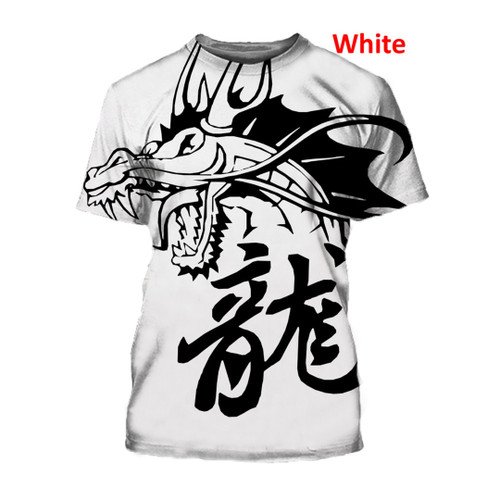 Dragon 3D lovers printed personalized T-shirt