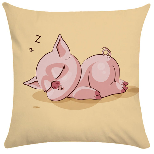 Cute Piggy Pillow Cover Funny Pig Pillowcases for Pillows Sofa Bed Living Room Pillow Case Interior for Home Decor Office Chairs