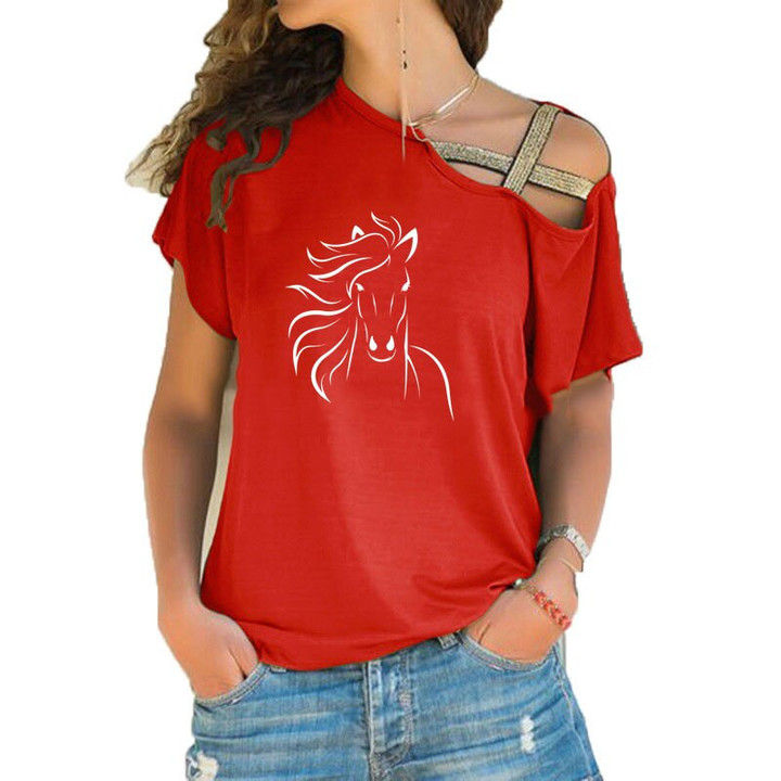 Women T Shirt For Horse Lovers