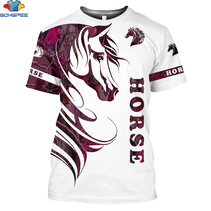 3D Print T-Shirt For Horse Lovers