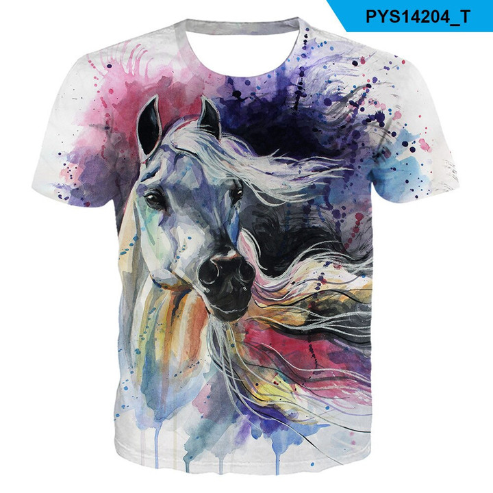 Horse T-shirt 3d Fashion T Shirt