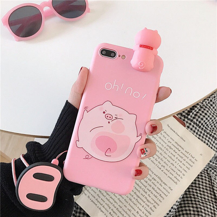 3D funny pig nose silicone phone case for Huawei P40 P10 Plus P20 P30 Mate 30 9 10 Lite 20 Pro 20 X Silicone Cover Case gift