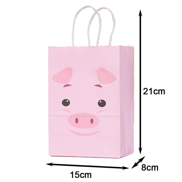 Farm Animal Paper Bags Pig Cattle Sheep Gift Bag For Barnyard Theme Party Supplies Baby Shower Favors Birthday Party Decorations